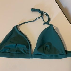 Green bathing suit top